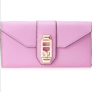 Rebecca Minkoff Mason Turnlock Wallet - Freesia Color